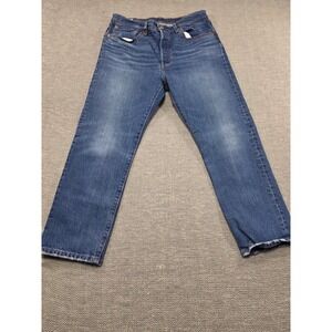 Levi Strauss Premium 501 Original‎ Riveted Women Jeans W31 L26 Blue Denim